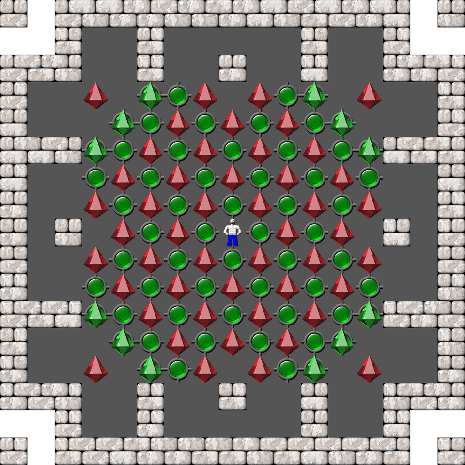 Sokoban Sasquatch XI level 38